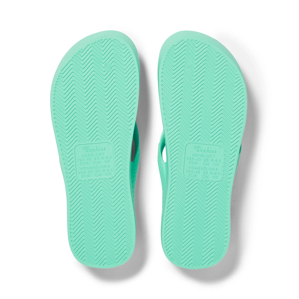 Mint Archies Arch Support Flip Flops angle 04