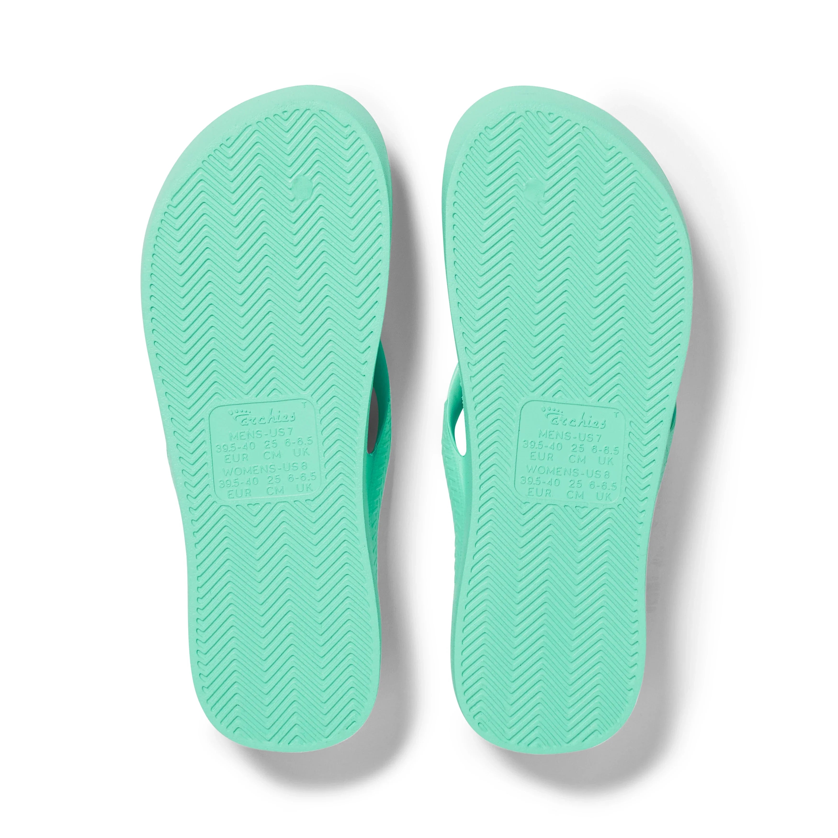 Mint Archies Arch Support Flip Flops angle 04
