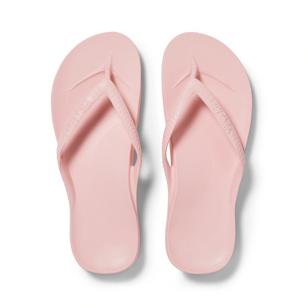 Pink Archies Arch Support Flip Flops angle 01