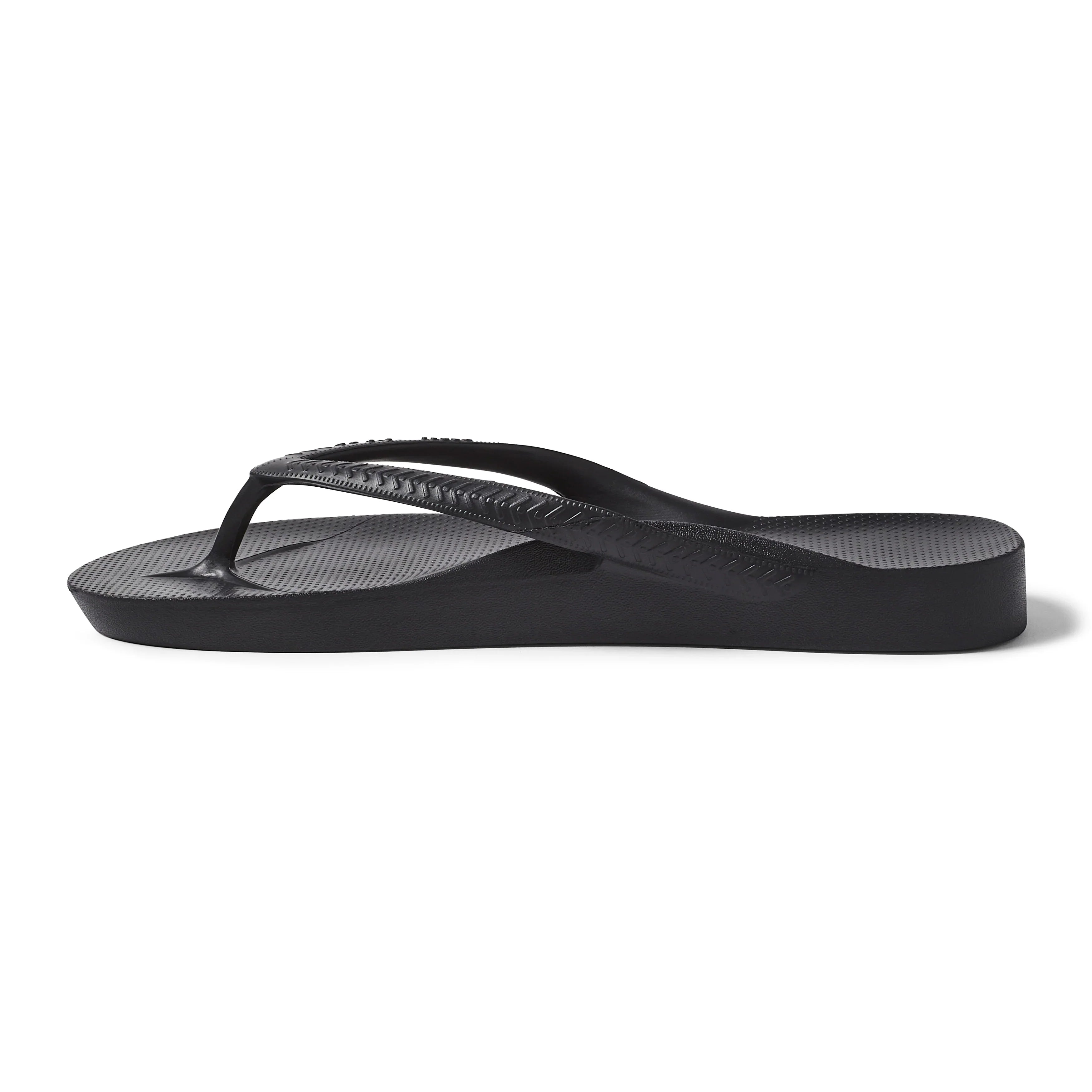 Black Archies Arch Support Flip Flops angle 06