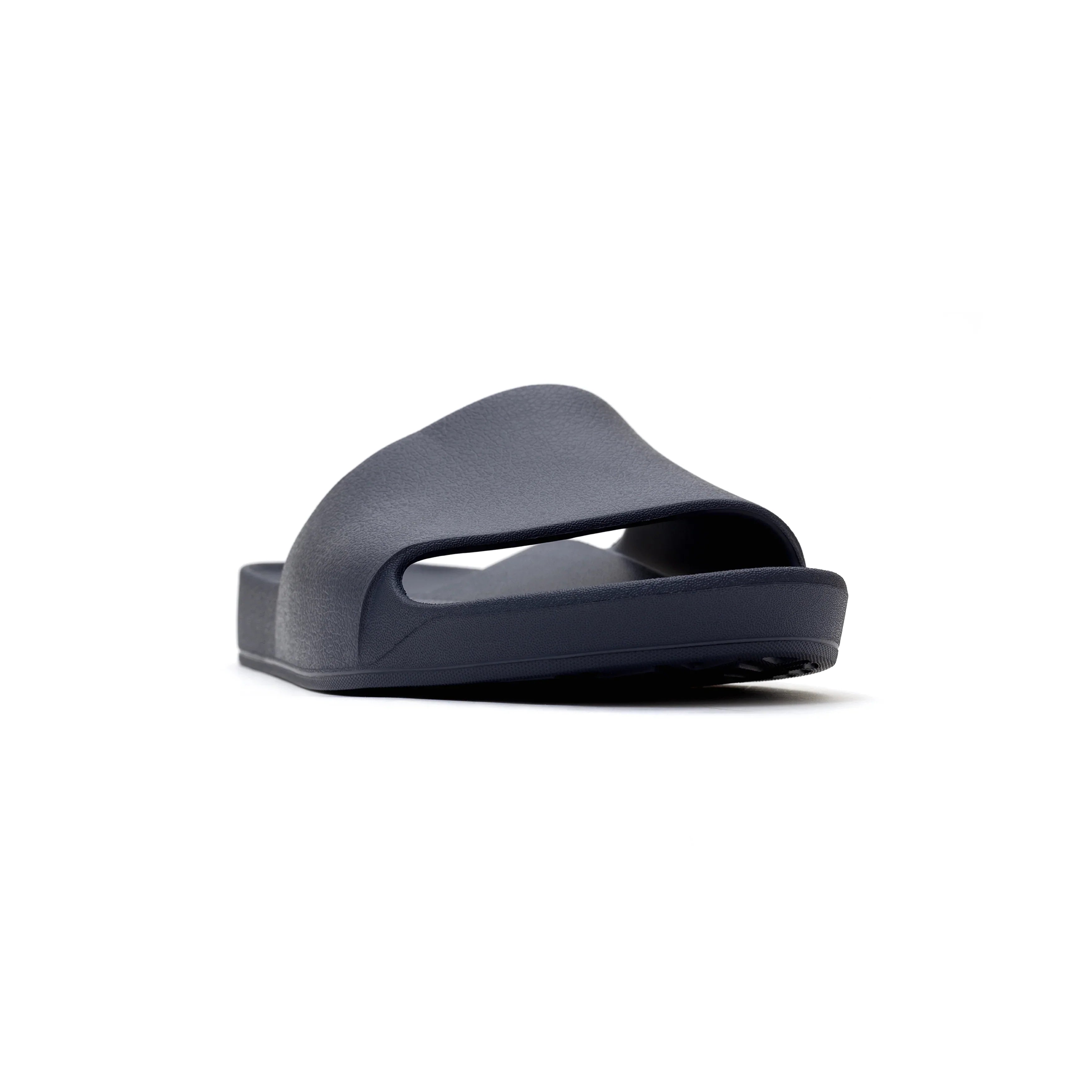 Navy Archies Arch Support Slides shown from the front
