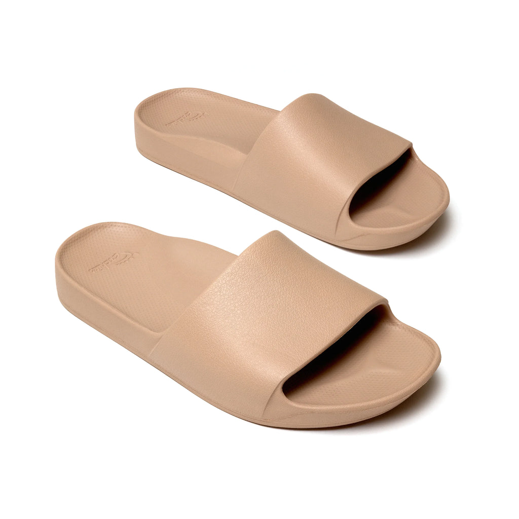 Tan Archies Arch support slides angle 04